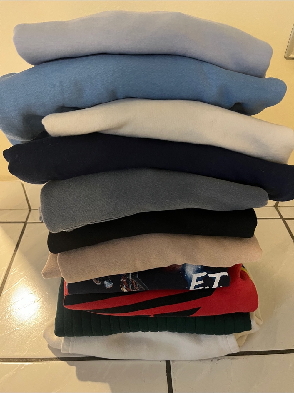 Bundle of sweatshirts